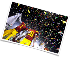 championship celebrations, pyrotechnics for stadiums, confetti for parades, best championship ceremonies