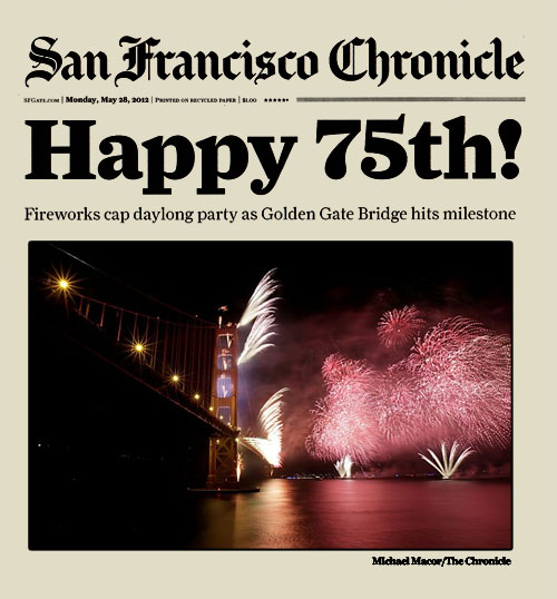 SF Chronicle Front Page