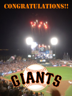 2012 World Champion SF Giants