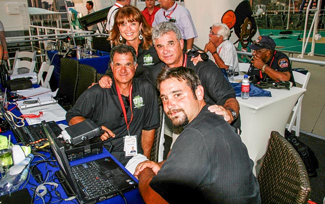 Fireworks team Gary Souza, Nancy Souza-Gilfillan, Jim Souza, Christopher Souza (Photo: Courtesy of Gary Souza)