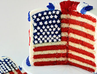 Flag Day Cake