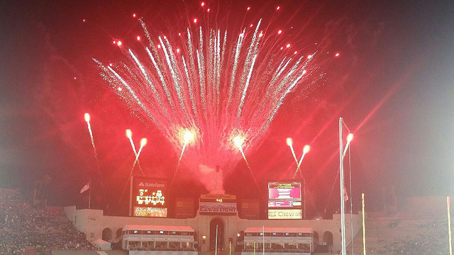 USC Football at the LA Coliseum