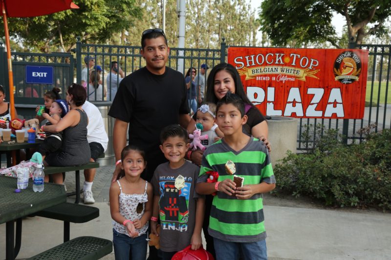 Pyro Operators and their Families Enjoying the Annual Operator Appreciation Night at LoanMart Field
