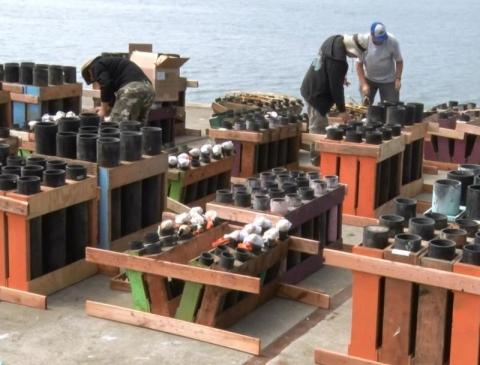 Pyro Spectaculars Team Prepares Elaborate $30K Fireworks Display to Launch from Barge on Humboldt Bay