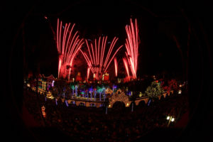 Mission Inn Festival of Lights opening fireworks