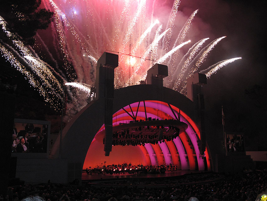 Fireworks Finale at Hollywood Bowl PHOTOGRAPH COURTESY FLICKR/MARGARETNAPIER