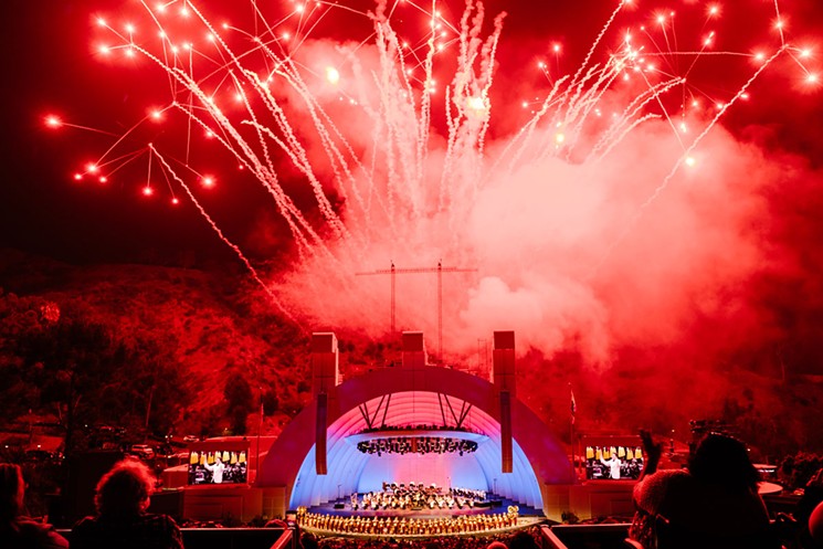 Spectacular fireworks for the LA Phil's 100th season.