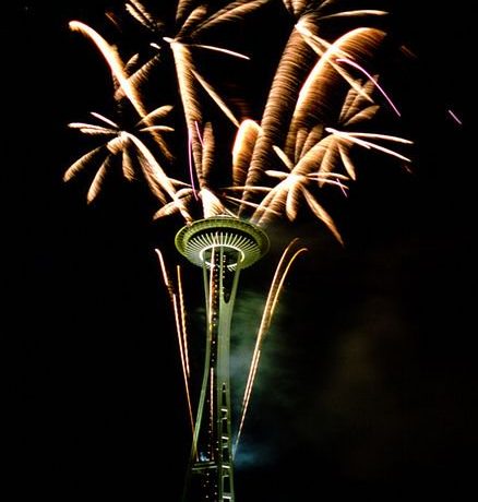 Watch Seattle's spectacular New Year's at the Needle fireworks display