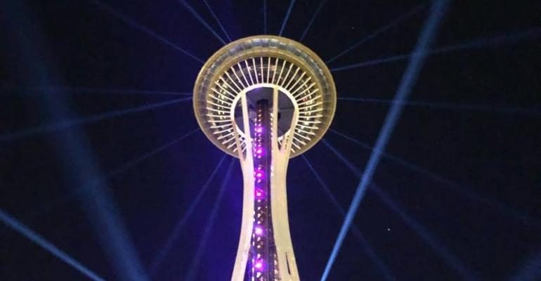 Elation Rings In New Year With Seattle Space Needle Show