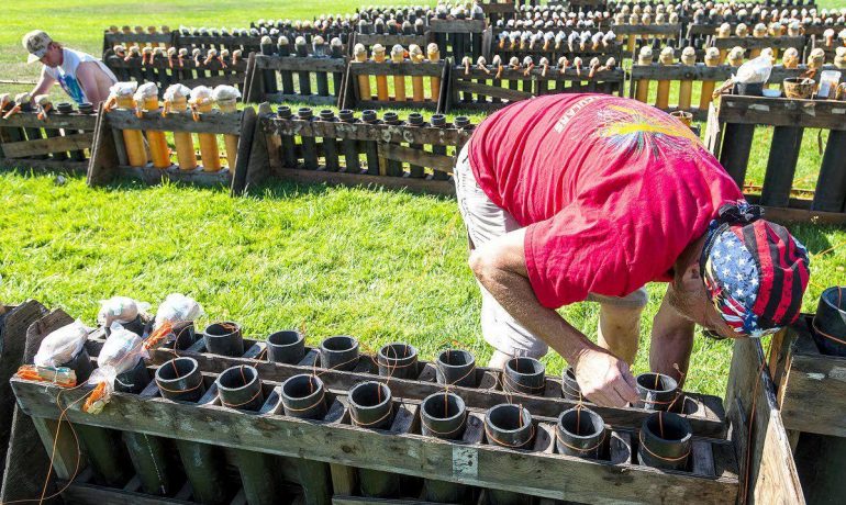 Putting the work in fireworks