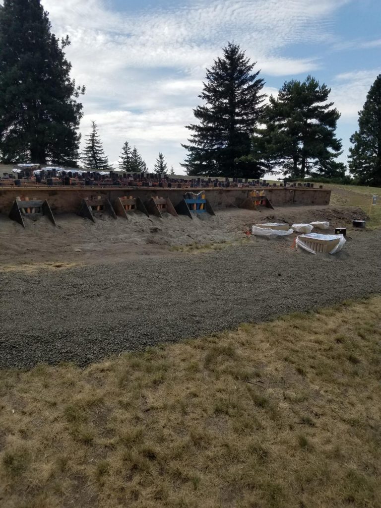 Racks set up for the Pullman Show