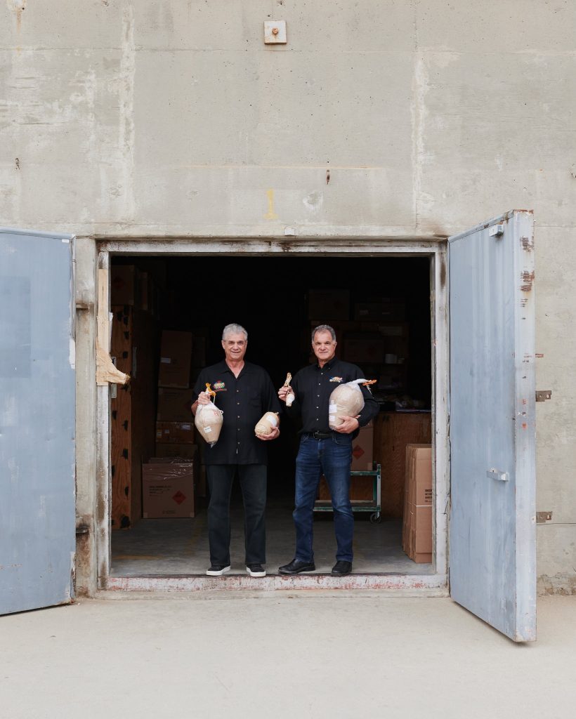 The Souza's at their fireworks storage