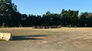 Fireworks launch area for Redding's Freedom Festival on Independence Day.
