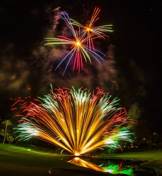 Big Lights over the Desert
