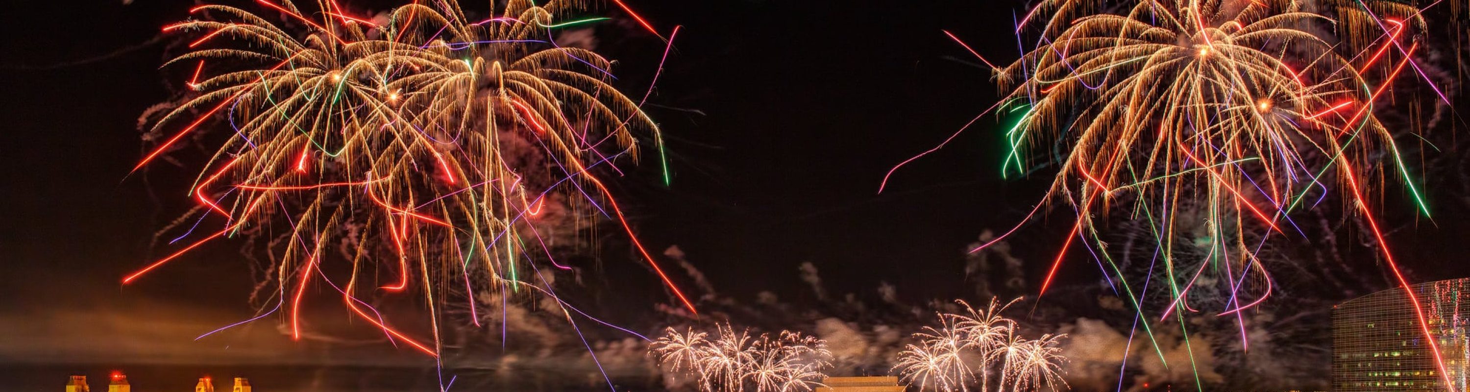 2014 Sacramento New Year Fireworks