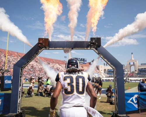 la-rams-entrance-firework-display la-rams-entrance-firework-display